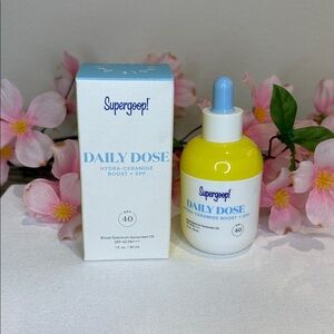 Supergoop! Daily Dose Hydra-Ceramide Boost SPF 40 Sunscreen Oil New 1 oz